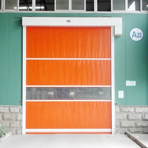 Moderno ad alta velocità isolato PVC porta veloce tapparella rotolamento stile aperto per magazzini industriali e officine - Product Image 4