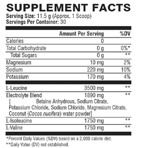 OEM energia Pre-allenamento aminoacidi lampone blu ghiaccio scoppio elettrolita in polvere - Product Image 2