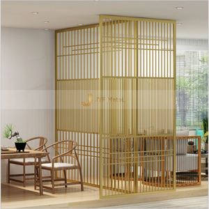 EX070 Modern Classic Stainless Steel Foldable Multi-Functional Partition Laser Cut <b>Screen</b> for Living Room Divider Elegant Home - Product Image 2