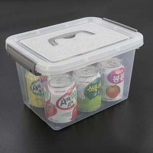 Household Wholesale Large Plastic High Transparent clear pp <b>Storage</b> <b>Boxes</b> for Clothing Organizer - Product Image 3