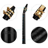 Mini saxophone LittleSax à 8 trous, poche, xaphoon avec embouchures, 10 anches, sac de transport