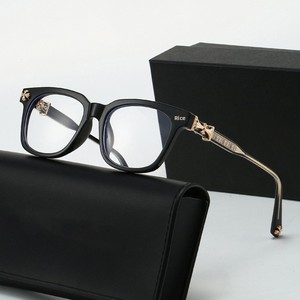 A10003 Occhiali Vintage Retrò con Lenti Anti-Luce Blu, Montatura Nera Sottile in PC per Donna - Product Image 2