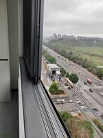 Ventana Corredera Automática de Aleación de Aluminio Insonorizada con Vidrio Templado de Doble Capa para Balcón con Vista