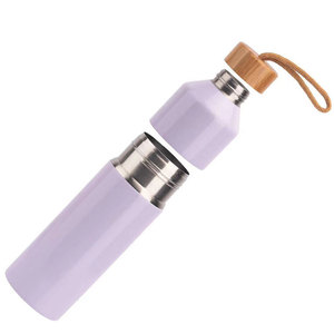 Poignée de tasse thermos sous vide en acier inoxydable 304 à double section pratique pour le voyage de conservation de la chaleur chaude et froide à double couche - Product Image 1