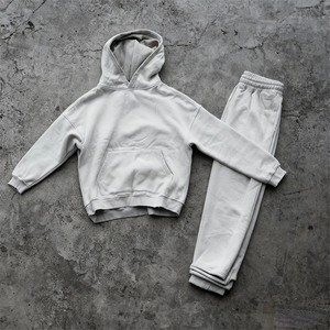 Venta al por mayor de calidad Puff de impresión de peso pesado de algodón con capucha de los hombres de gran tamaño de impresión personalizada de lujo pulóver de algodón sudaderas con capucha personalizadas - Product Image 3
