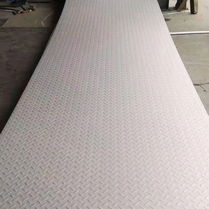 Plaque en acier à grille <span class=keywords><strong>diamant</strong></span>ée antidérapante de 2 à 10 mm pour marches d'escalier, matériau de construction - Product Image 1