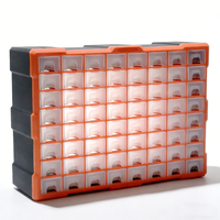 Tiroirs de rangement pour fabrication professionnelle, boîte en plastique, 64 compartiments, nouveauté