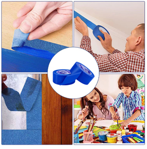 Cinta de Papel Crepé de Enmascarar UJANG, Rollo Jumbo, Resistente a los Rayos UV, para Pintar, Etiquetar, Manualidades, Decoración - Product Image 5