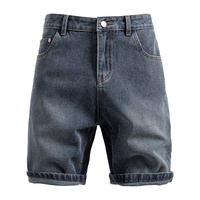 Shorts en jean mi-longs pour hommes, shorts en denim décontractés pour hommes