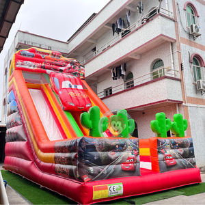 Juguetes Inflables <span class=keywords><strong>de</strong></span> Lightning <span class=keywords><strong>McQueen</strong></span>, Tobogán Inflable Comercial para Niños - Product Image 1