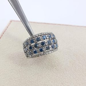 Bague de fiançailles Jewelspaark en diamant 1,20 carats, taille brillant rond, sertissage en canal, argent sterling 925, pour femme - Product Image 5
