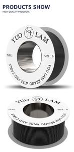 YULAN <span class=keywords><strong>CABLE</strong></span> Fournisseurs en Gros Câbles Ronds Fil Monoconducteur 1*<span class=keywords><strong>6MM2</strong></span> Câble d'Alimentation Électrique 7 Conducteurs - Product Image 6