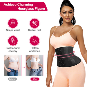 Đai Nịt Eo Bằng Cao Su Lấp Lánh 25 Đai Nịt Định Hình Xương Cho Nữ Đai Colombia Đai Định Hình Cơ Thể Đai Giảm Béo - Product Image 2