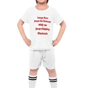 2-teilige Sets Kinder fußball uniform Print on Demand Kinder Sommers port kleidung Anzug Custom Tonga Training Team Jersey - Product Image 5