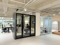 Cabine téléphonique Flexspace, cabine de réunion, cabine acoustique, nouveau studio portable, pod de bureau avec verre insonorisé et intimité intérieure