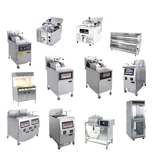 Automatic Fryer PFG-800 High Quality CE ISO 6 Head Fully Automatic Ventless Fryer/gas And Electricity Fryer Deep