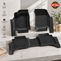 Karpet Mobil Anti Slip TPE Gaya OEM Original, Aksesoris Mobil Terlaris, Karpet Lantai Anti Air untuk Nissan X-TRAIL E-POWER