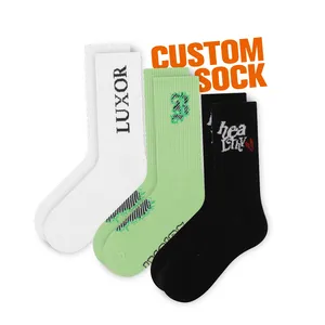 FREE DESIGN & MOCKUP made your own design men socks custom logo socks custom logo sox socks production