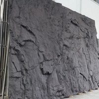 Panneaux muraux 3D en PU de haute qualité 1200*3000, modernes, grands formats, écologiques, imperméables, ignifuges, anti-corrosion, pour hôtels, intérieur et extérieur