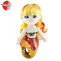 Jolies poupées sirènes mignonnes, poupées en tissu, poupées en tissu doux, jouet en peluche