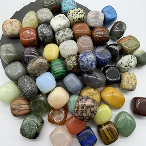 Cristal chul con partículas grandes pulidas, piedra rodada rosa, ojo <span class=keywords><strong>de</strong></span> tigre púrpura, <span class=keywords><strong>jade</strong></span> dongling, decoración difusa - Product Image 1