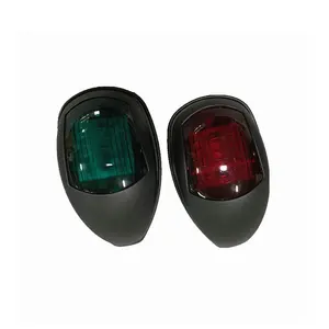 Xiamen Sunshine Marine Hot Sale One Pair Bow Navigation Light Waterproof 12V LED Red Green Marine Boat Yacht