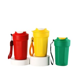Nouvelle tasse à café isotherme minimaliste en acier inoxydable 316, ronde, portable, pour voyage, rouge, jaune, colorée, simple ou double usage - Product Image 2
