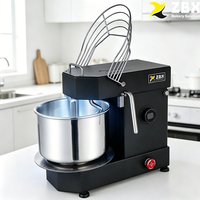 ZBX HM-5TD 750W Fabrieks Prijs 5L 2Kg Hefbare Kantelkop Huishoudelijke Brood Pizza Amasadora Deegkneedmachine Spirale Deegmixer