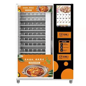 Canada Commercial Pizza Vending Machine Oven Heating Hot Instant Food Fully Automatic Making Pizza Vending Machine