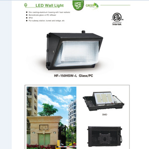 Outdoor Led Wall Lamp Square Polycarbonate Diffuser 50W 70W Water Proof 110-240V For Hotel <b>Corridor</b> <b>Lighting</b> - Product Image 4