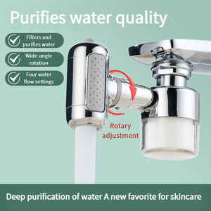 Adattatore <span class=keywords><strong>per</strong></span> rubinetto regolabile in ottone con filtro bagno lavello da cucina rubinetto da cucina facile da installare estensione del rubinetto - Product Image 2