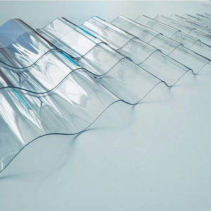 Polycarbonate en plastique clair de haute résistance/feuille de toiture transparente ondulée par PC - Product Image 2