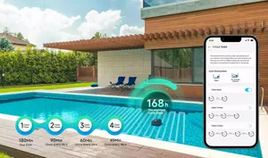 Robot de <span class=keywords><strong>piscine</strong></span> extérieur WYBOT C2 Vision avec caméra IA, technologie <span class=keywords><strong>d</strong></span>'escalade murale, batterie au lithium longue durée, <span class=keywords><strong>filtration</strong></span> double couche - Product Image 6