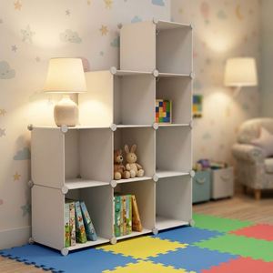 Simple Modern <b>Metal</b> Wall Mounted Durable Storage Rack with Multi-functional Multi <b>Grid</b> Partition for Bathroom - Product Image 1