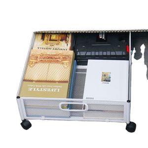Étagères de rangement sous lit sur roulettes avec cadre métallique et tiroir pour le rangement de canapé à domicile - Product Image 2