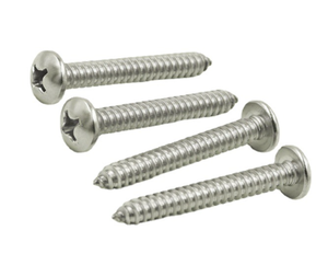 304 vít tự khai thác bằng thép không gỉ Đầu phẳng với khe cắm chéo mô hình M3 đo lường tiêu chuẩn ISO - Product Image 5