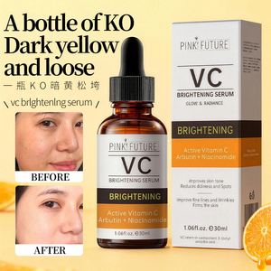 เซรั่มบำรุงผิวหน้า PINK FUTURE VC Brightening Serum 30 มล. ผสมวิตามินซี แอร์บูติน และไนอะซินาไมด์ เพื่อผิวกระจ่างใสเปล่งประกาย - Product Image 4
