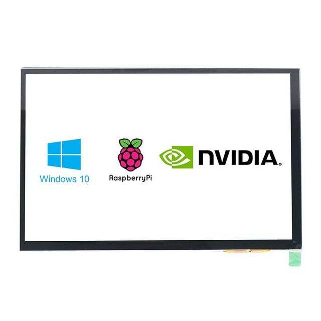 10.1 inch 1280*800 ips screen HD-MI/USB touch screen monitor industrial lcd monitor