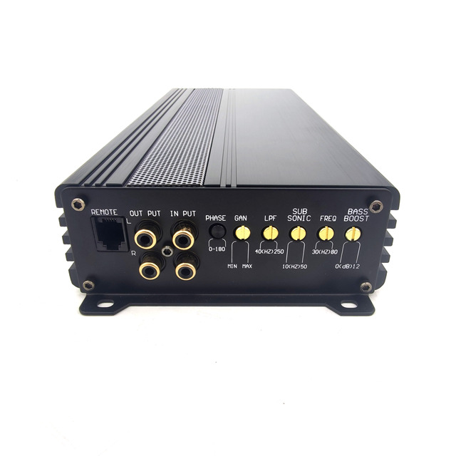 OEM Factory 1200W RMS 1 Ohm Class D Mono Car Amplifier Korean Subwoofer Subwoofer Amplifier