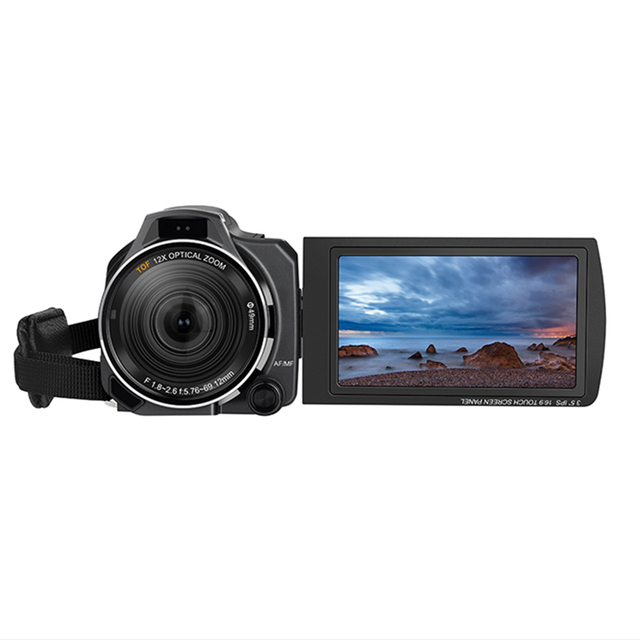 5K and 4k UHD Professional Optical Zoom Live Streaming Camcorder Night Vision Video Camera XV80