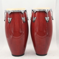 Wholesale Good Price MEJUNTONG COC700RW Classic Double Congas Wooden Musical Percussion Instrument with Stand Ergonomic Design