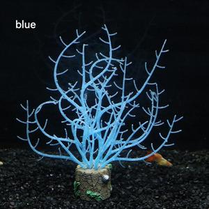 Aquarium Fish Tank Landscape Decoration Color Fluorescent Silicone Soft <strong>Coral</strong> <strong>Branch</strong> Water Grass Simulated <strong>Coral</strong> - Product Image 3