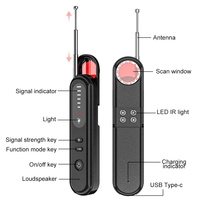 Caméra cachée GPS Tracker Anti espion détecteur de Bug balayeuse électronique détecteur de Signal RF 5 niveaux RF Scanner de Signal sans fil