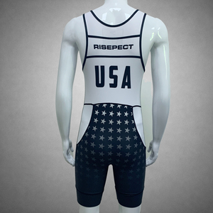 ODM Professional Wrestling Gear for Youth Adults Custom Martial Arts Wear Wrestling <b>Singlets</b> Tights Hot Sale for <b>Weightlifting</b> - Product Image 2