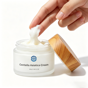 ZLZR Herbal Centella Asiatica Vegan <b>Face</b> Cream 50ml Moisturizer for Facial Skin All Skin Types Day Use - Product Image 6