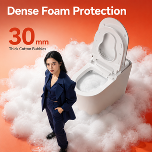 Toilette Intelligente Moderne avec Chauffage de Siège, Capteur de Pied, Chasse d'Eau Avancée et Réservoir Siphonique Intelligent - Product Image 6