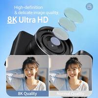 Cámara Digital para Vlogging DLC X9-8K, 8K 80MP, Lente Dual, Zoom 18X, WiFi, con Luz de Relleno para Amantes de la Fotografía