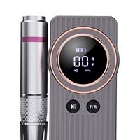 Machine à polir les ongles électrique portable avec charge USB 50W 35000RPM ABS+Aluminium moderne pour le nail art