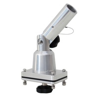 Raider OM100 – Supports de montage supérieurs pour outrigger en aluminium anodisé de qualité supérieure pour la pêche marine