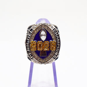 La première bague de championnat commémorative pour les fans de football américain, édition 2026, en alliage pour hommes, à être lancée - Product Image 2